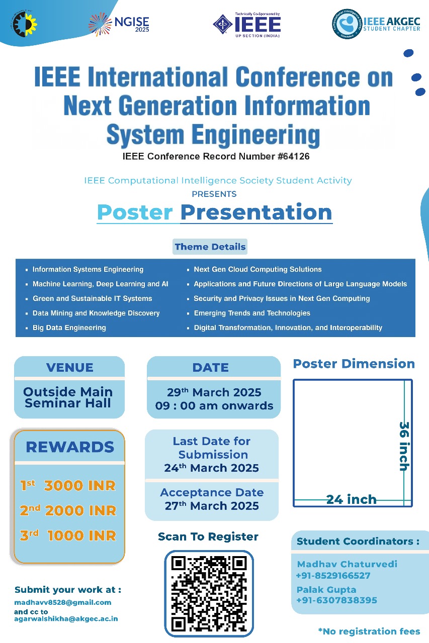 IEEE International Conference on Next Generation Information System Engineering - Poster Presentation